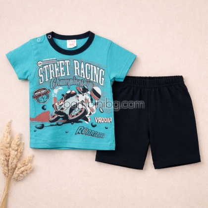 Бебешки комплект с къс ръкав ''Racing''