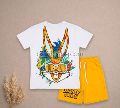 Детски комплект с къс ръкав ''Бъгс Бъни''