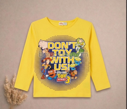 Детска блузка с дълъг ръкав ''Don't toy with us''